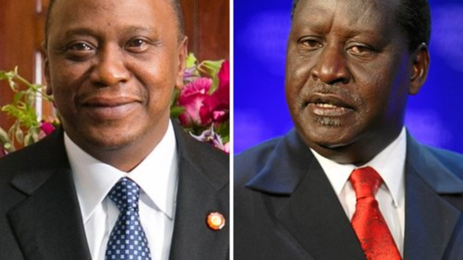 Uhuru Kenyatta and Raila Odinga