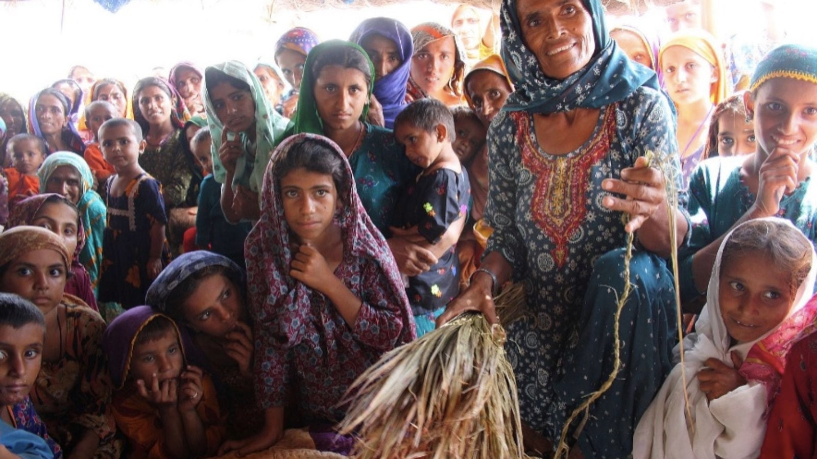 Women getting together to vote.