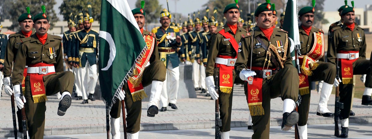 Pakistani military parade