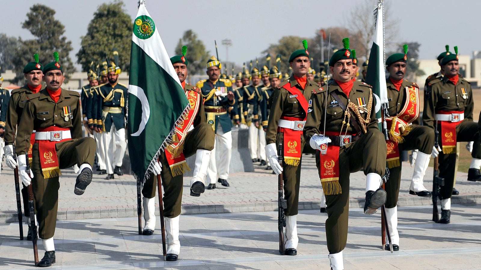 Pakistani military parade