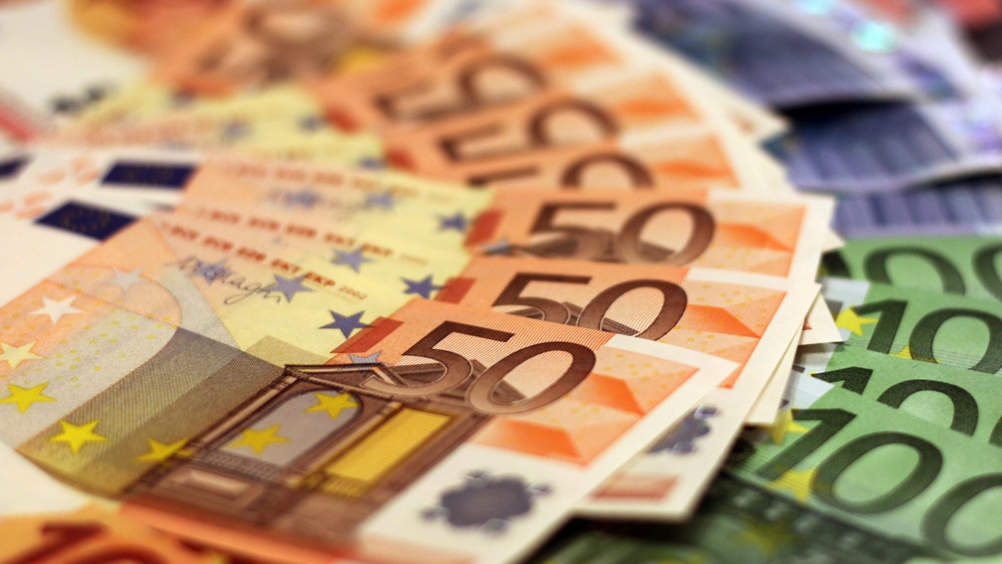A stack of euros.