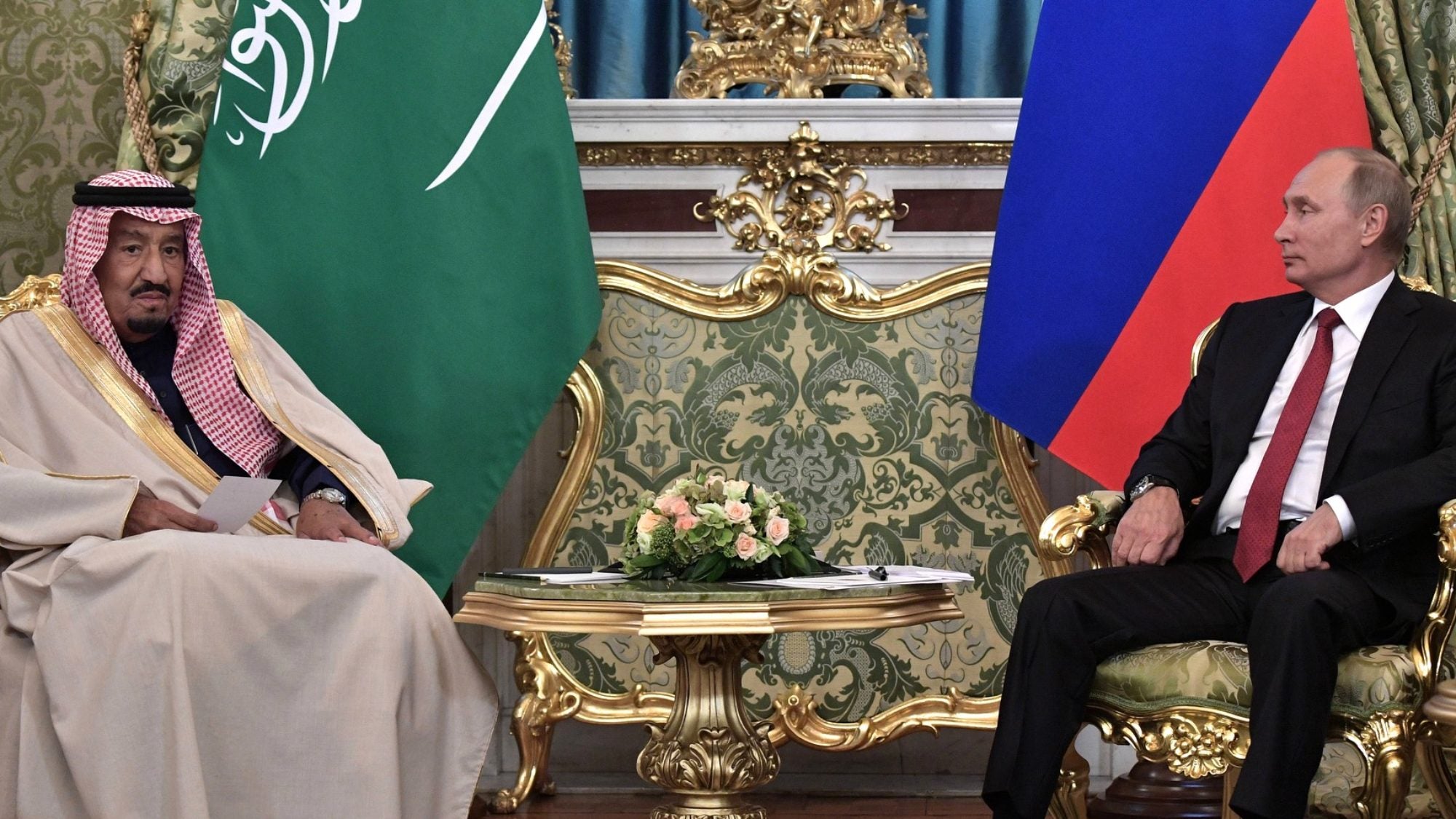 Russian and Saudi state leaders