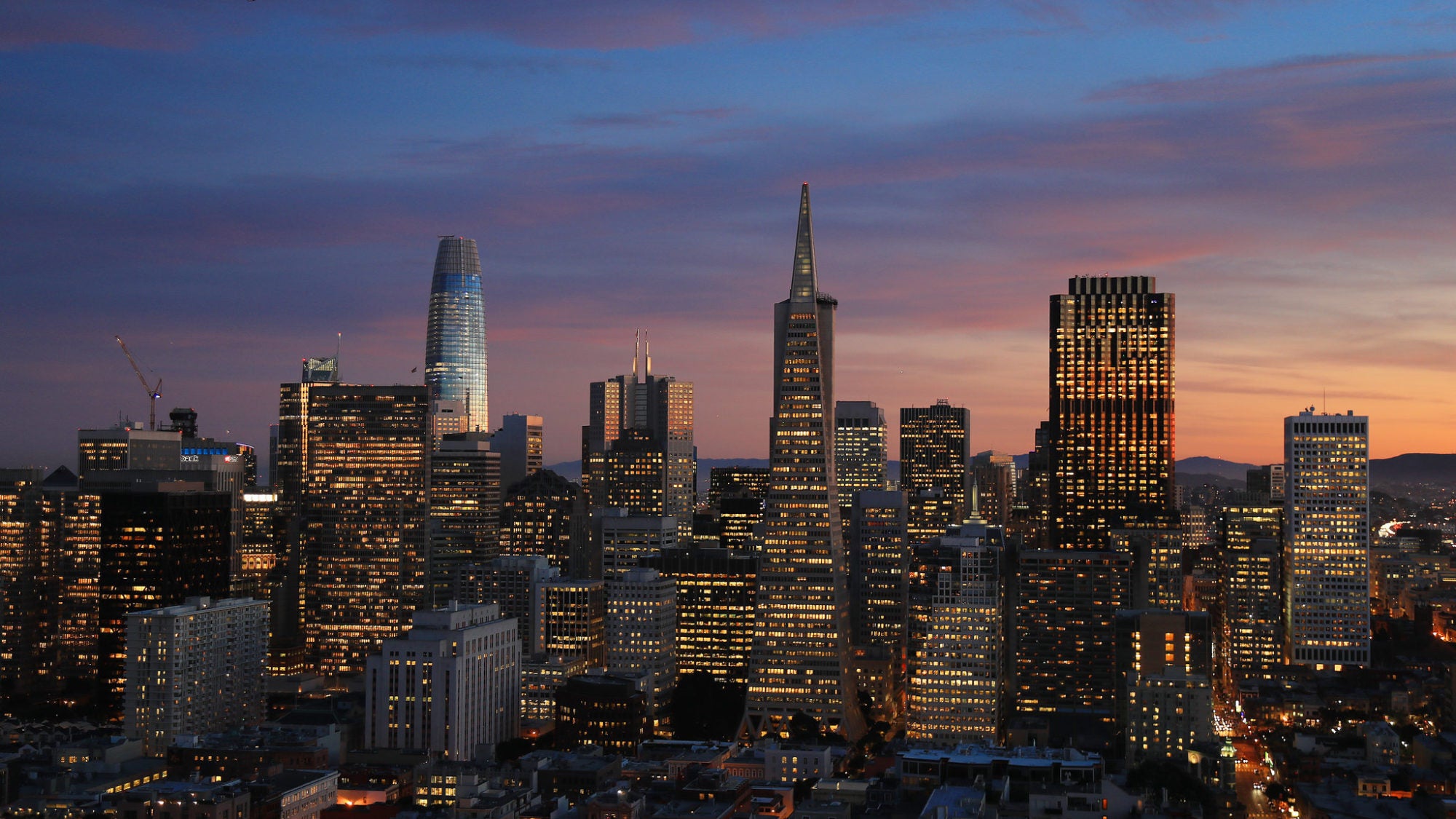 Skyline of San Francisco.