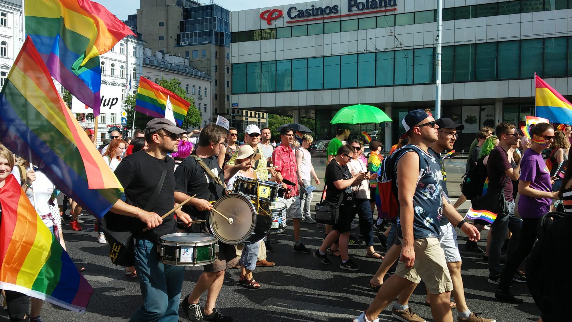 Pride Parade in Warsaw, Poland