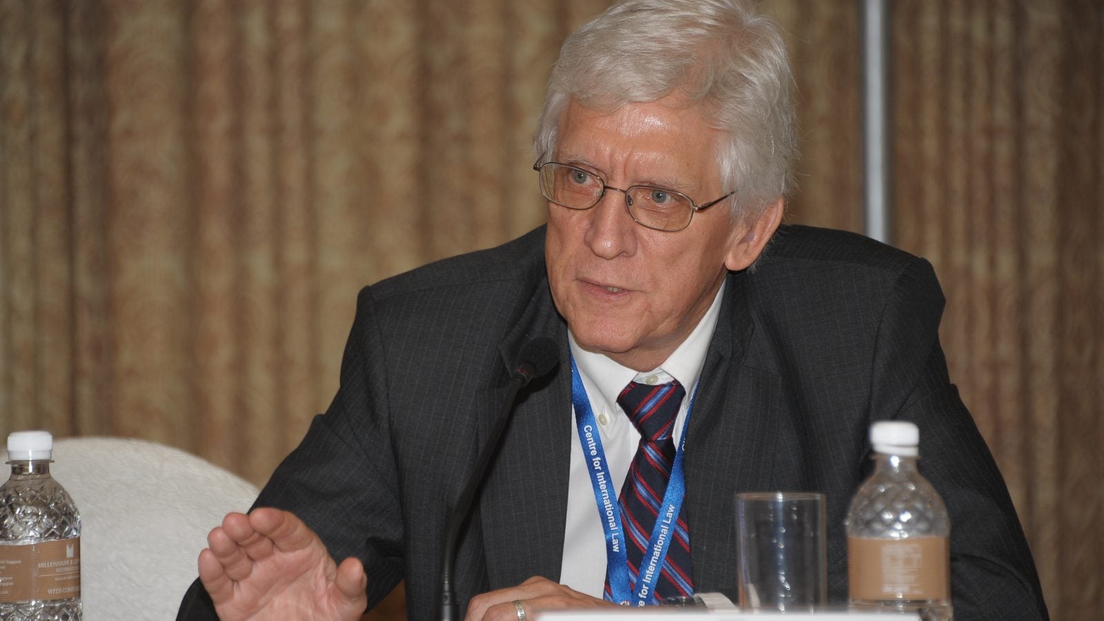 Robert Beckman participating in a conference