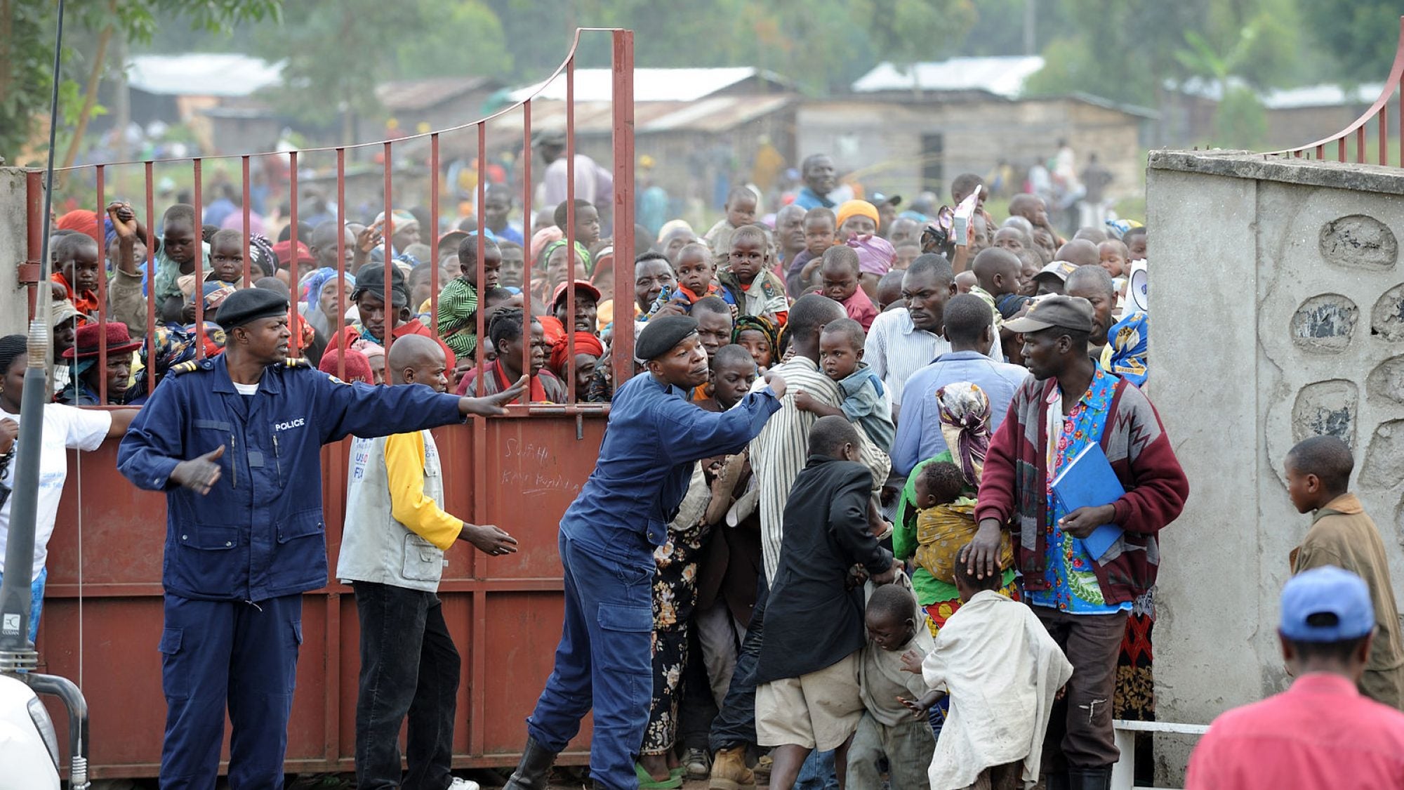 Humanitarian aid delivery in DRC