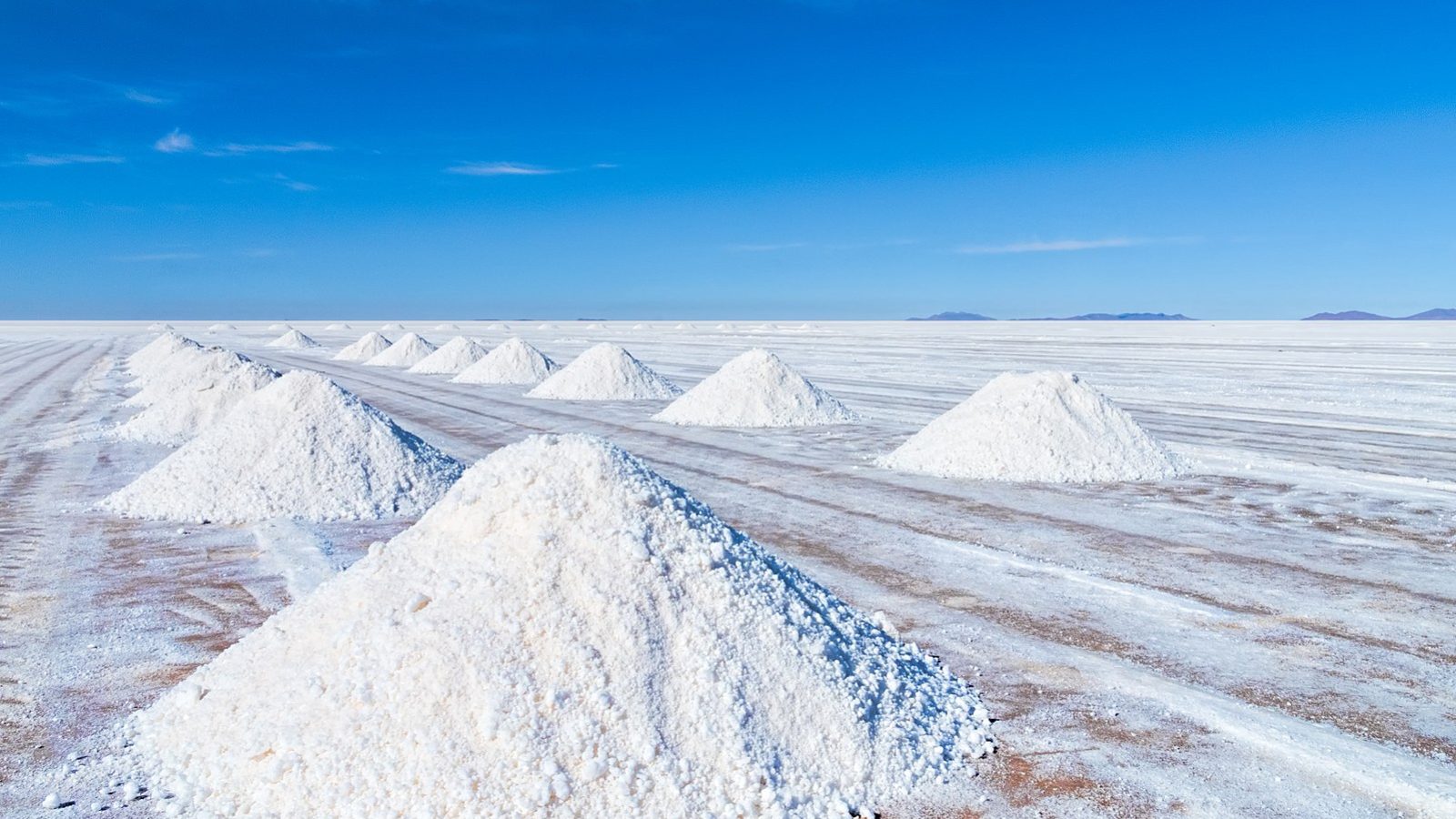 The Uyuni Salt Flat in Bolivia