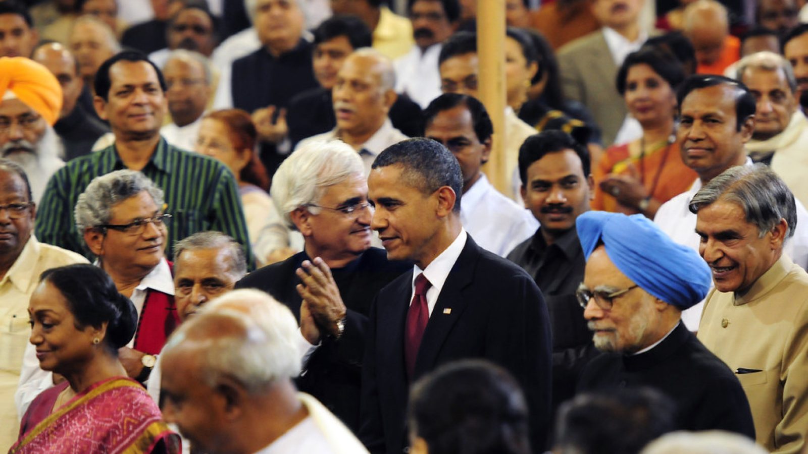 President Obama visits the Indian Parliament