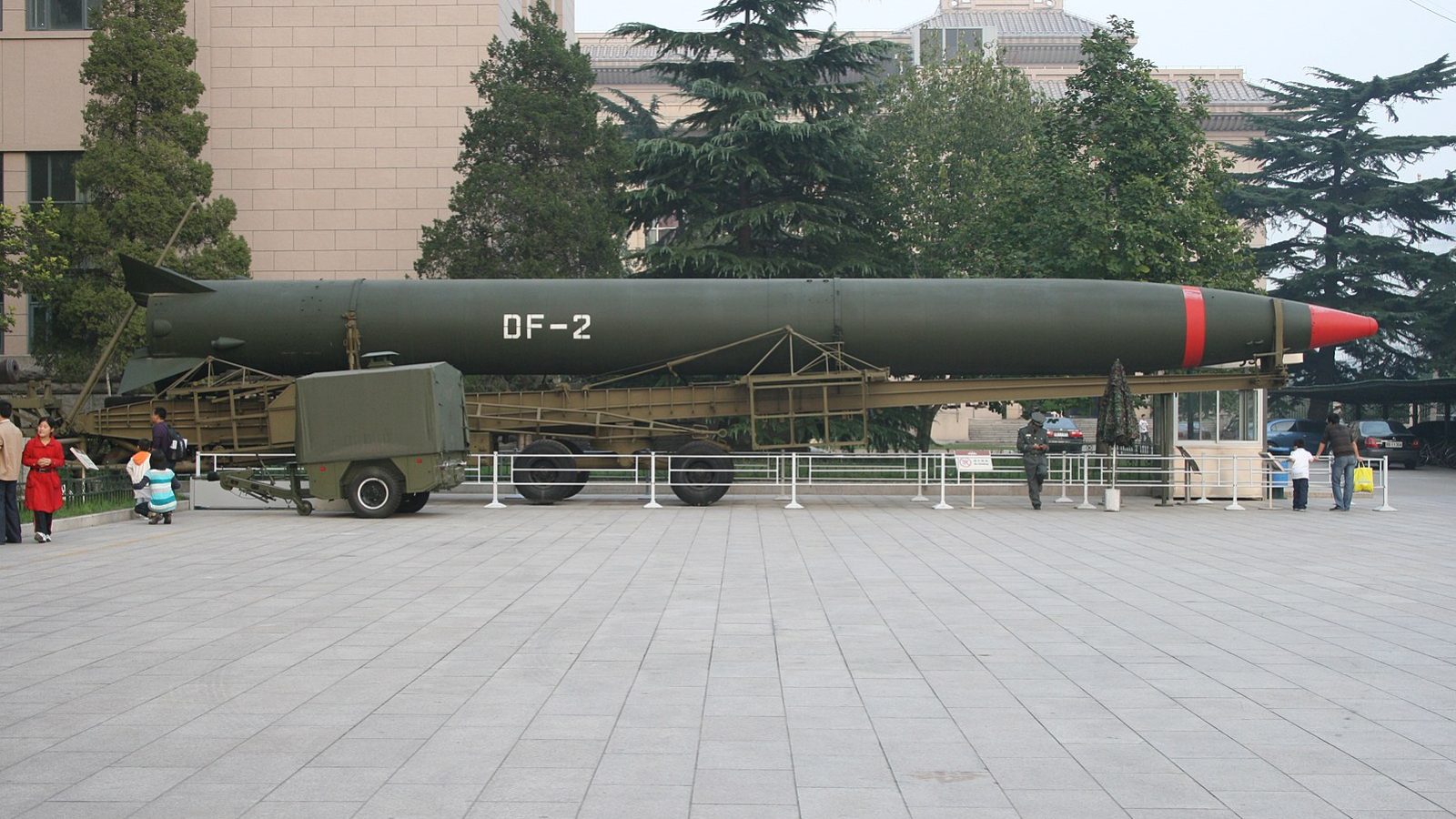China's DongFeng 2 Missile on display