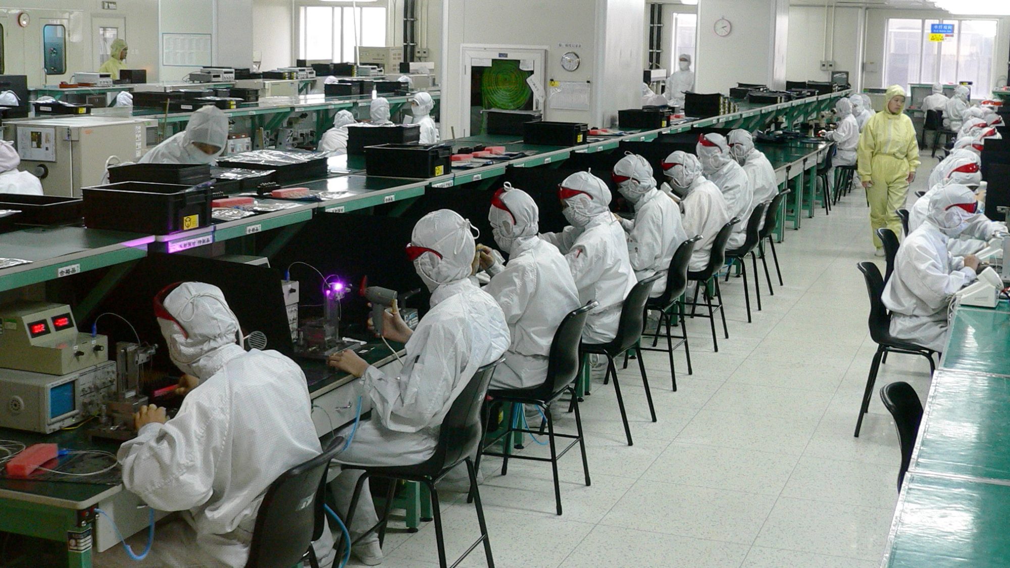 electronics factory in Shenzhen