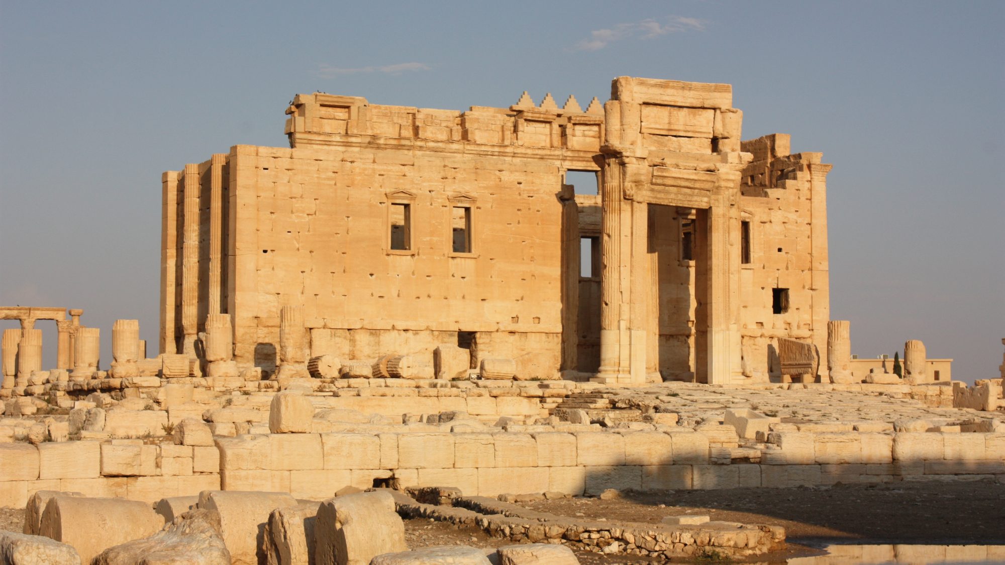 Palmyra, Temple of Bel, from north-west