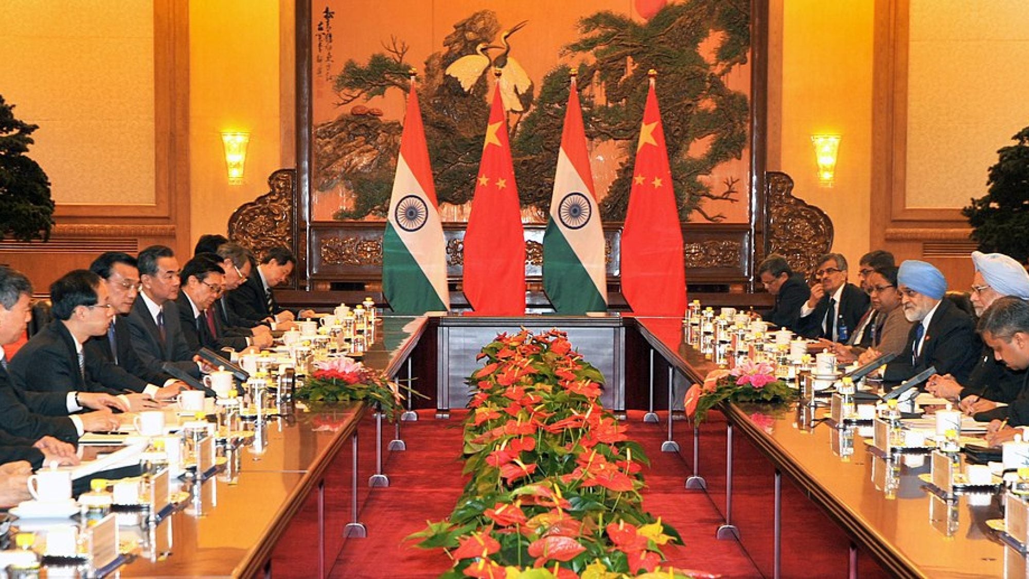 Indo-China delegation level talks, in Beijing, China
