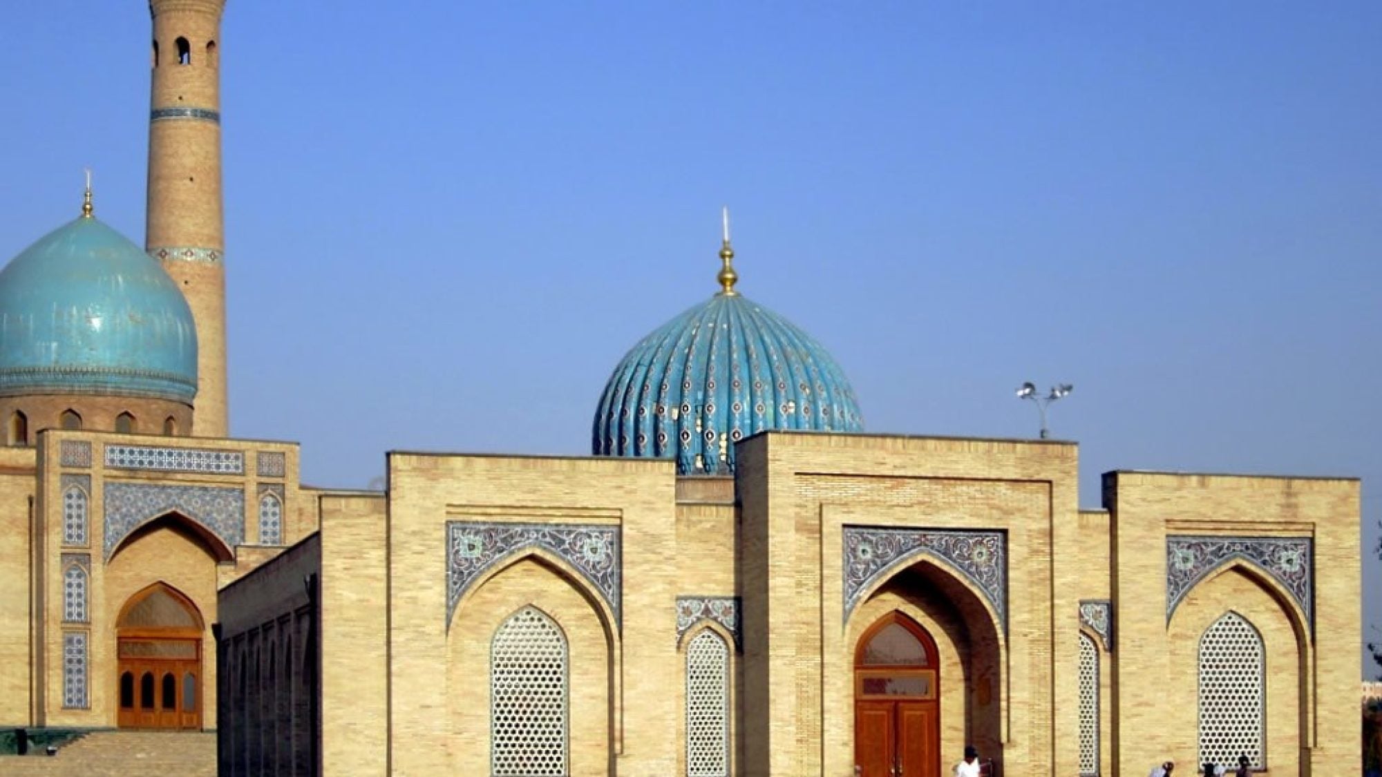 The library of the Telyashayakh Mosque in Tashkent, Uzbekistan