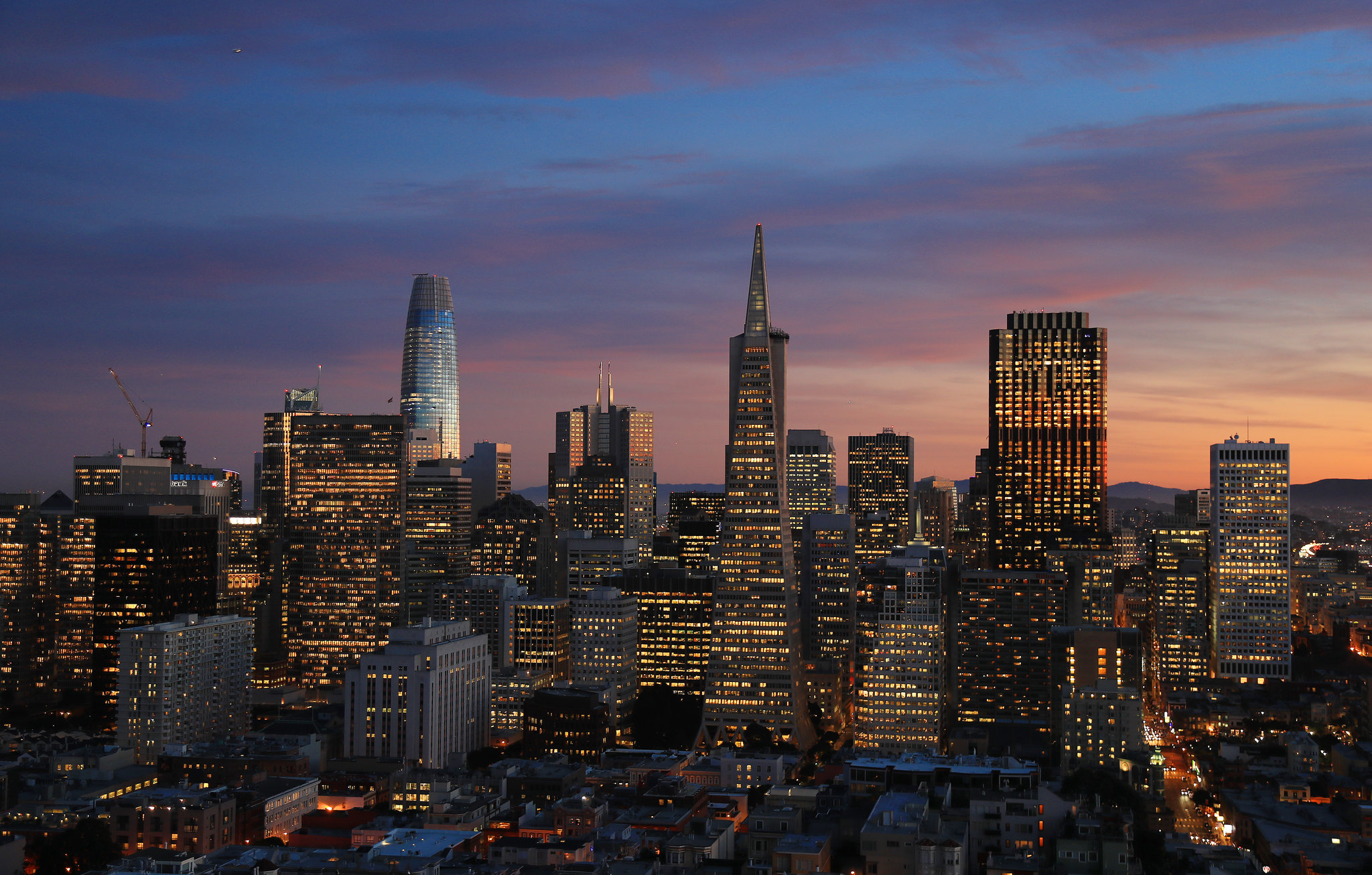 Skyline of San Francisco.