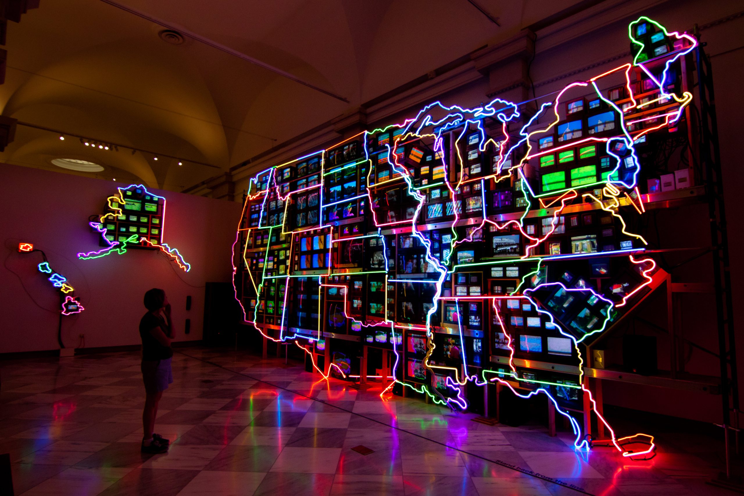 Nam Juin Paik's Electronic Superhighway