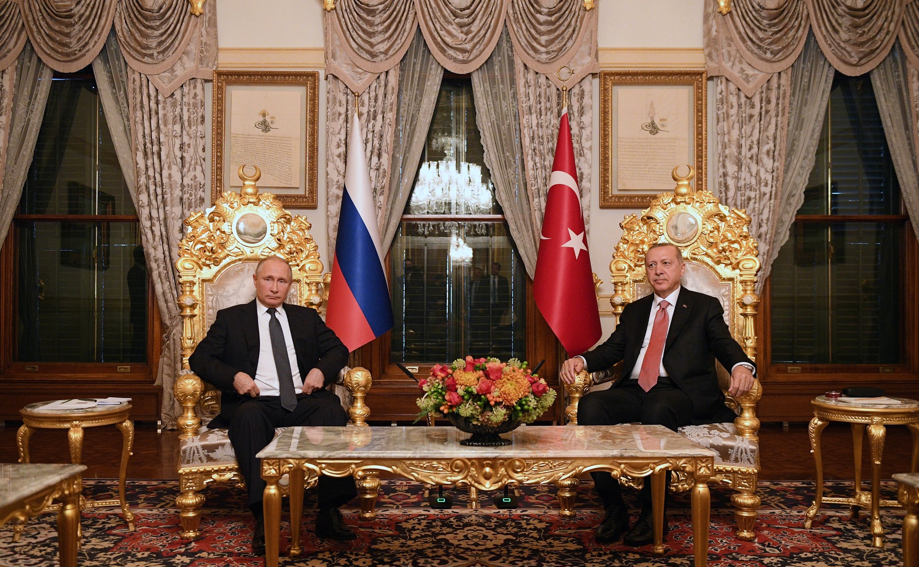 Putin and Erdogan Meeting