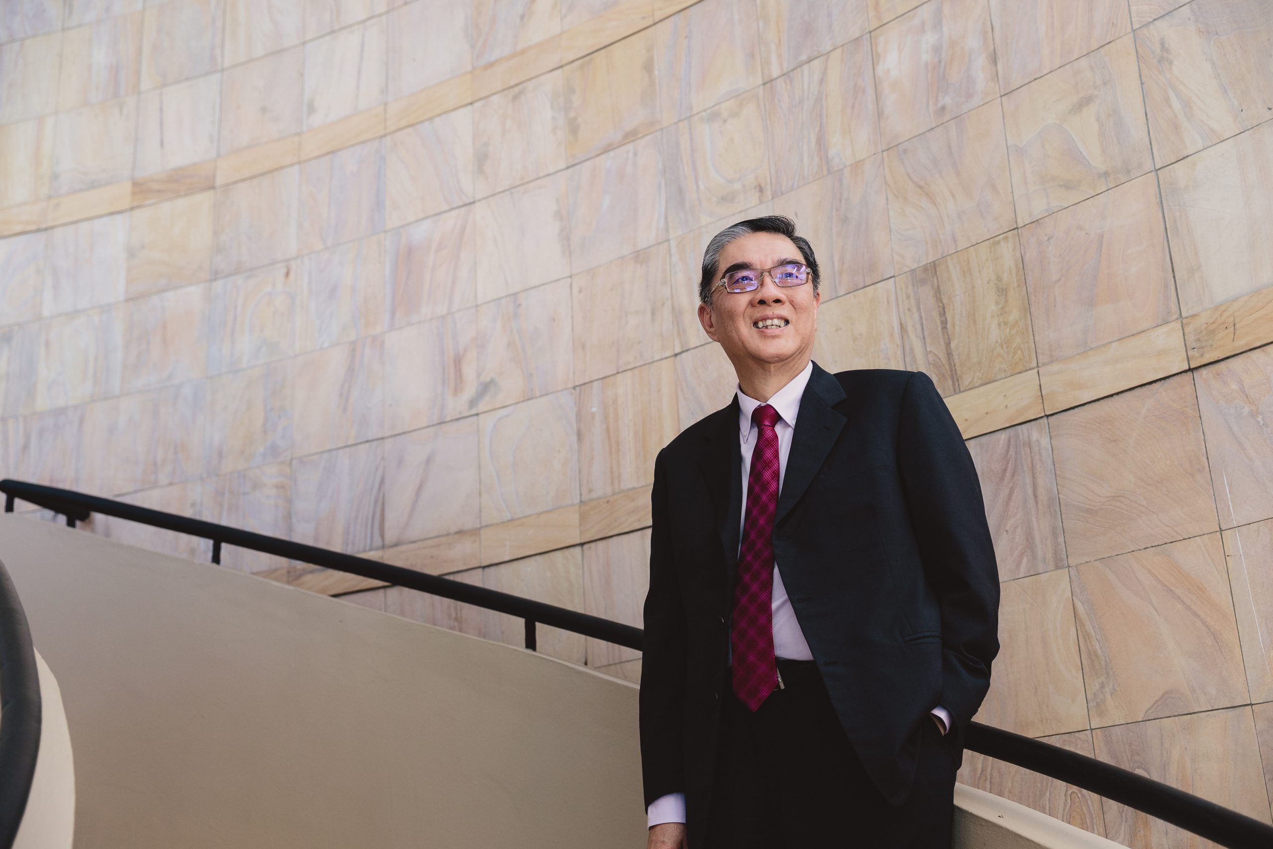 Ambassador Ong smiling