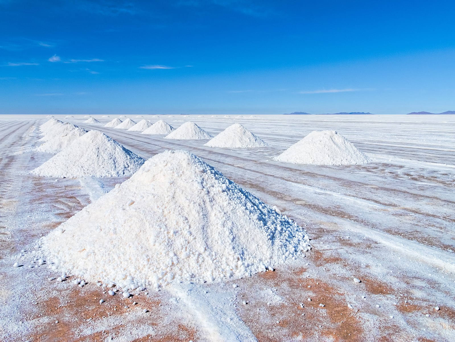 The Uyuni Salt Flat in Bolivia