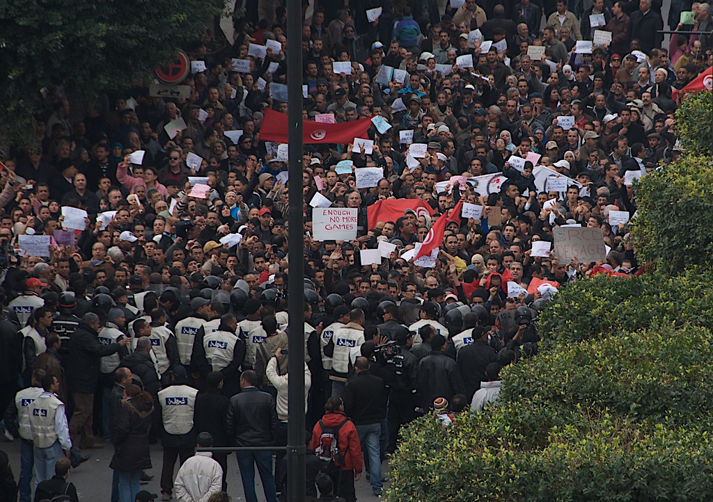 Tunisians protest