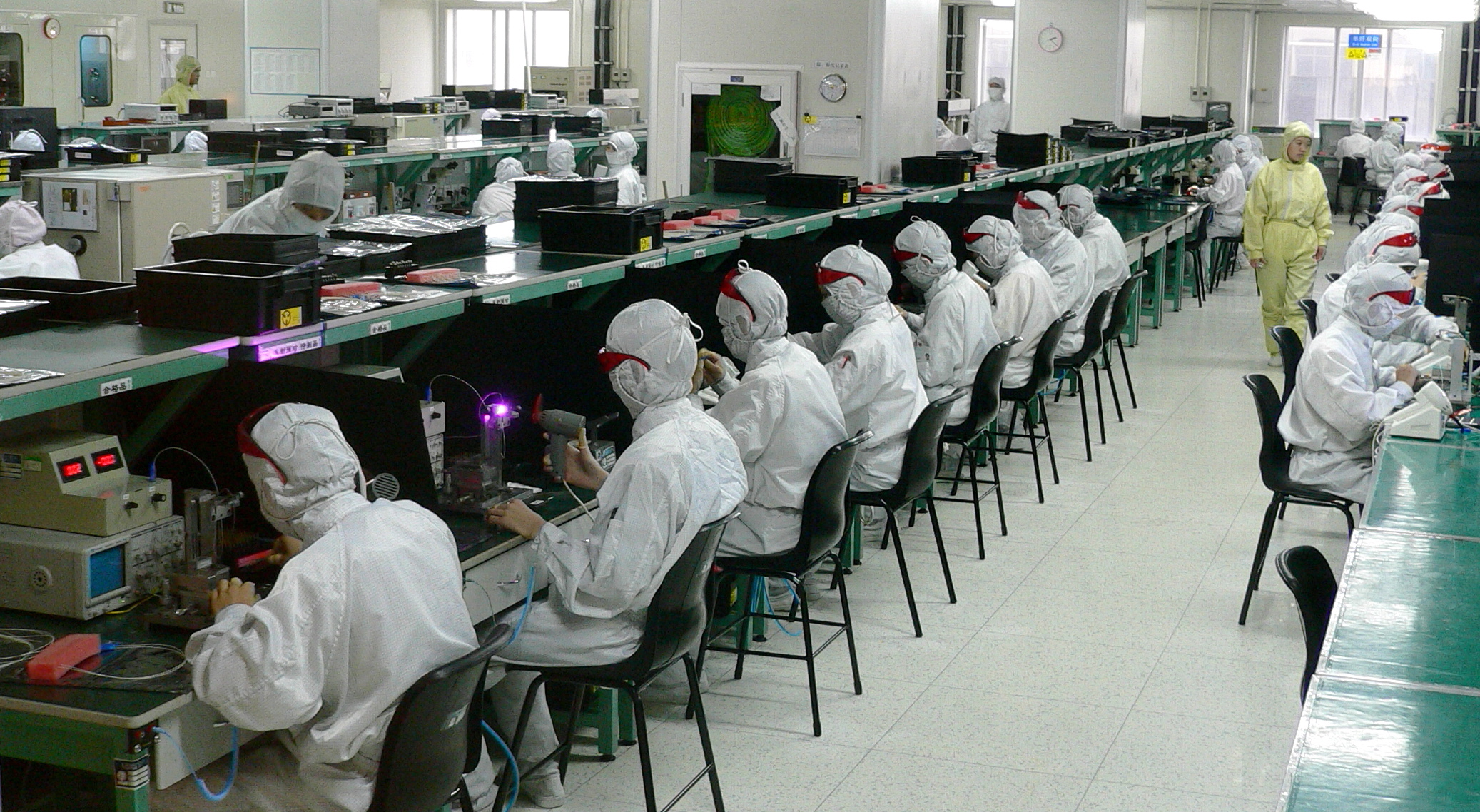 electronics factory in Shenzhen