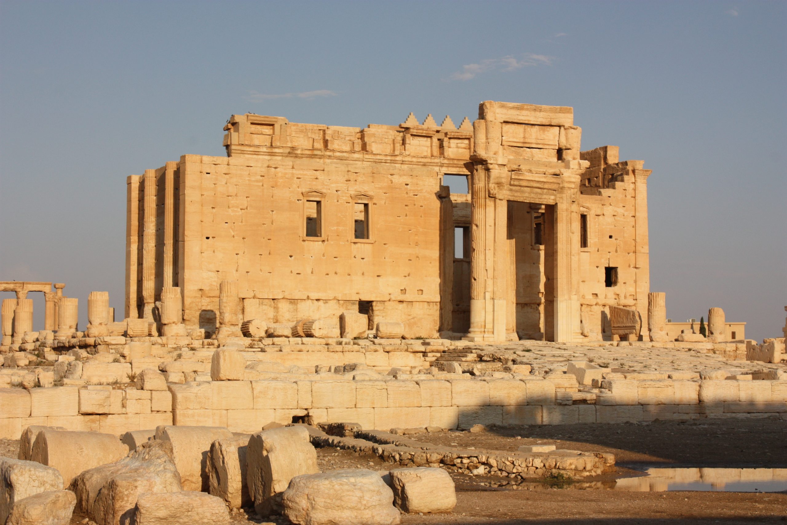 Palmyra, Temple of Bel, from north-west