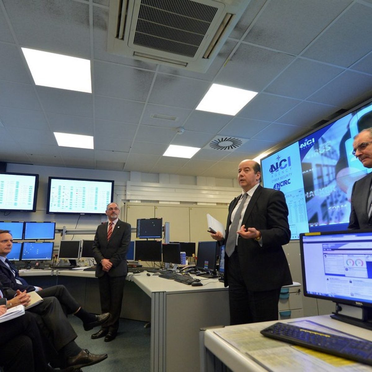 North Atlantic Council visits NATO cyber security centre